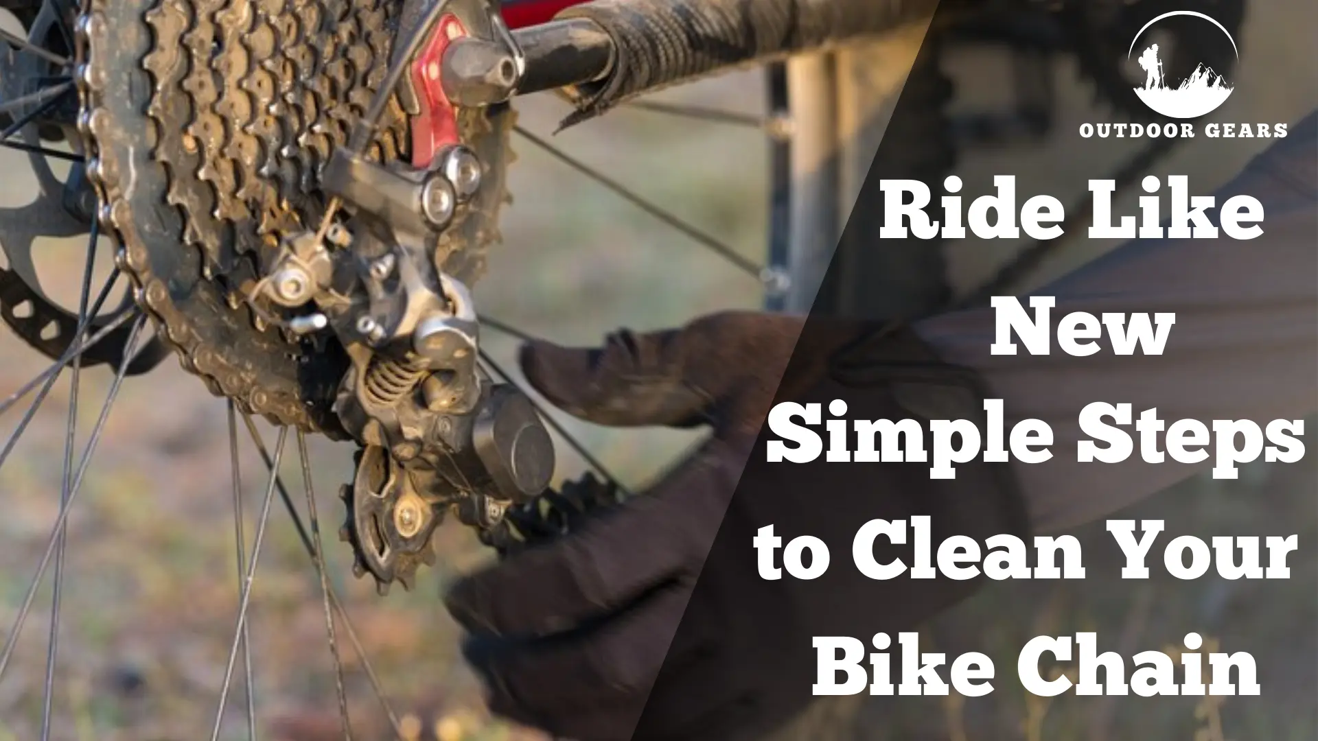 how to clean bike chain